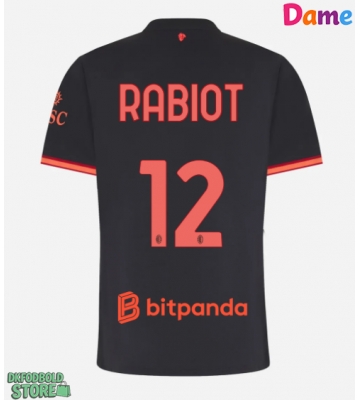 AC Milan Adrien Rabiot #12 Replika Tredjetrøje Dame 2026-27 Kortærmet